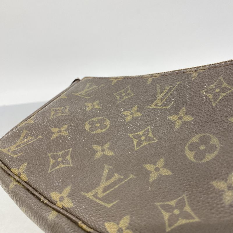 Louis Vuitton Pouch Monogram Pochette Accessoire M51980 Brown Ladies