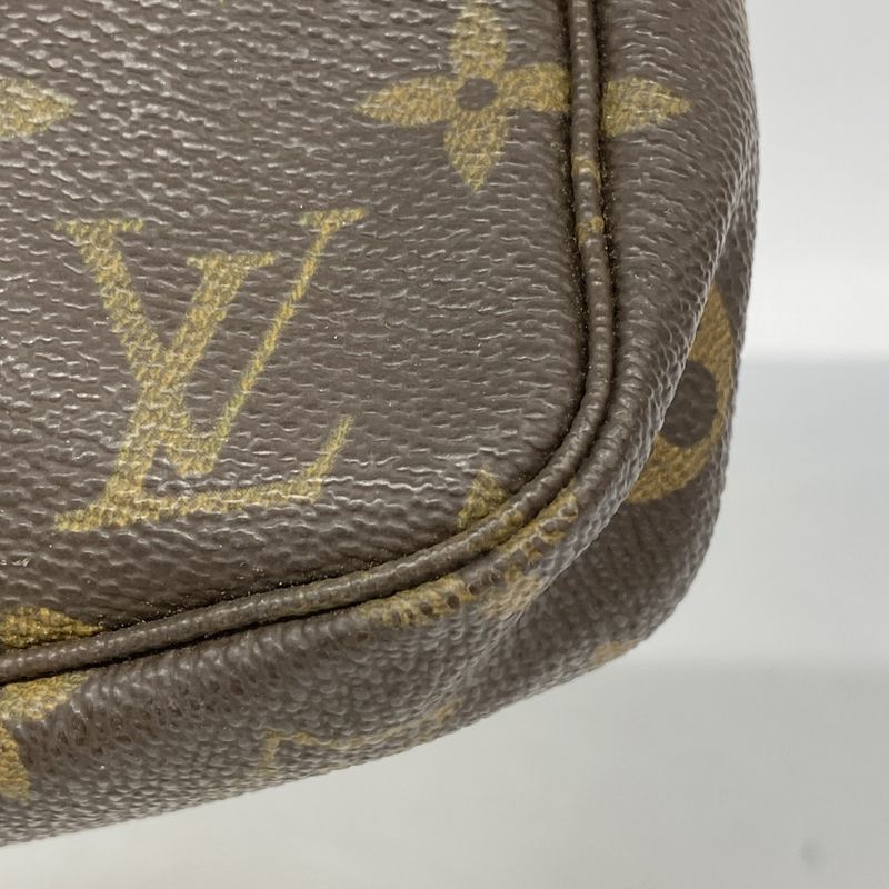 Louis Vuitton Pouch Monogram Pochette Accessoire M51980 Brown Ladies