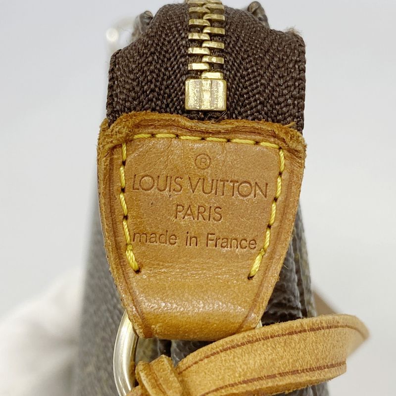 Louis Vuitton Pouch Monogram Pochette Accessoire M51980 Brown Ladies