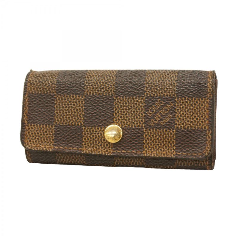 Louis Vuitton Key Case Damier Multicles 4 N62631 Ebene Men's Women's Unisex