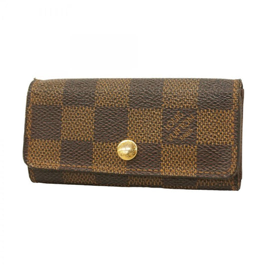 Louis Vuitton Key Case Damier Multicles 4 N62631 Ebene Men's Women's Unisex