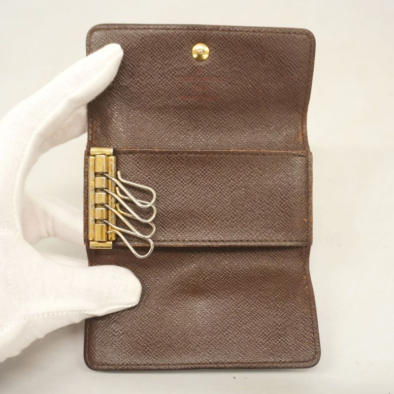 Louis Vuitton Key Case Damier Multicles 4 N62631 Ebene Men's Women's Unisex