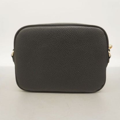 Gucci Shoulder Bag Soho 308364 Leather Black Chien Pan Gold Hardware Women's