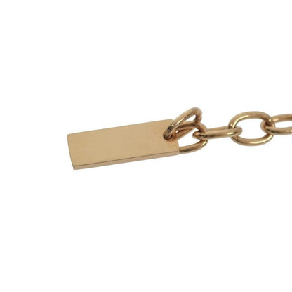 Saint Laurent Cassandra Necklace Metal Gold Womens Mens