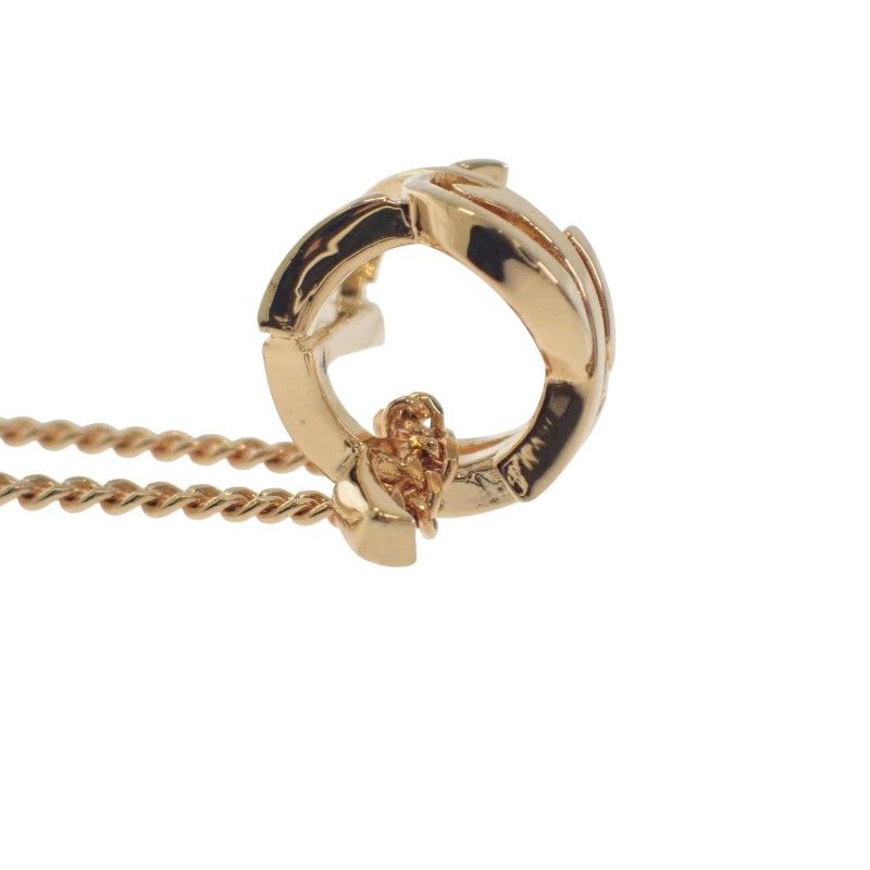 Saint Laurent Cassandra Necklace Metal Gold Womens Mens