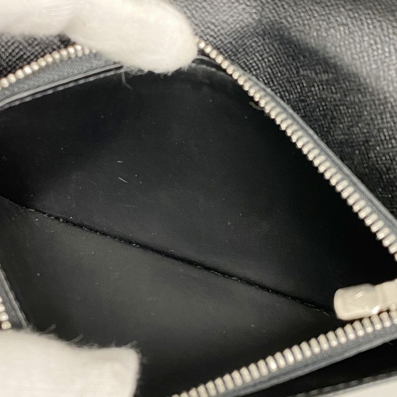 Louis Vuitton Long Wallet Taiga Portefeuille Brother M30501 Noir Black Men's