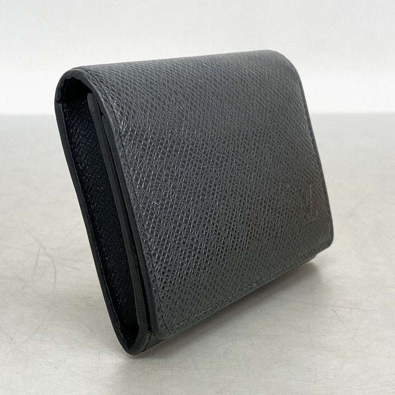 Louis Vuitton Card Case Taiga Envelope Carte De Visite M30922 Ardoise Men's
