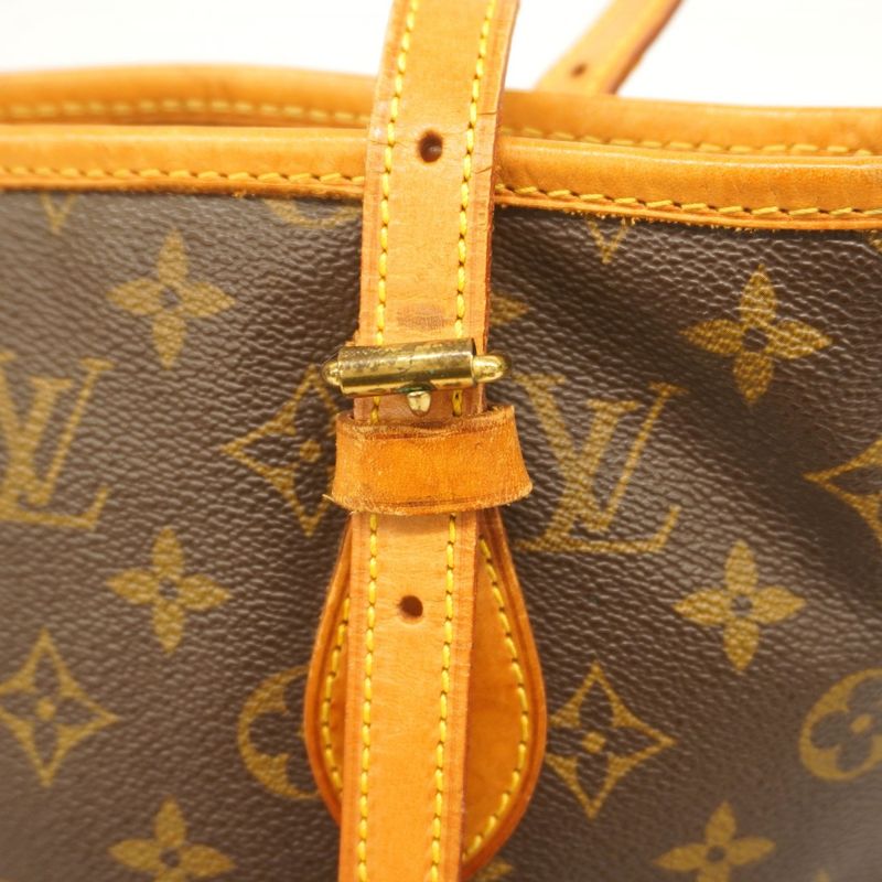 Louis Vuitton Tote Bag Monogram Bucket PM M42238 Brown Ladies