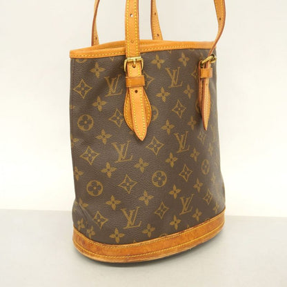 Louis Vuitton Tote Bag Monogram Bucket PM M42238 Brown Ladies
