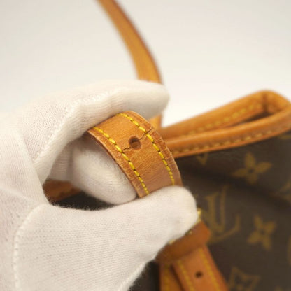 Louis Vuitton Tote Bag Monogram Bucket PM M42238 Brown Ladies