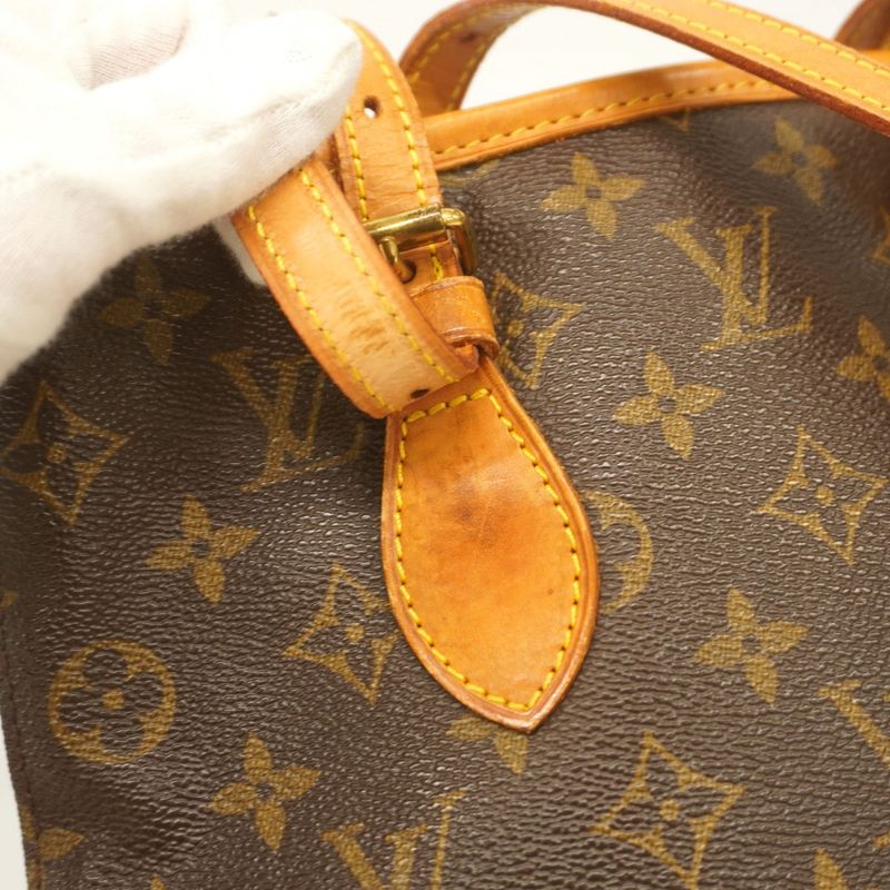 Louis Vuitton Tote Bag Monogram Bucket PM M42238 Brown Ladies