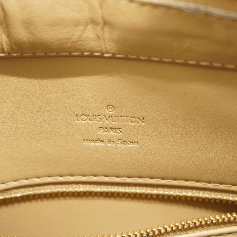 Louis Vuitton Tote Bag Vernis Houston M91004 Beige Ladies