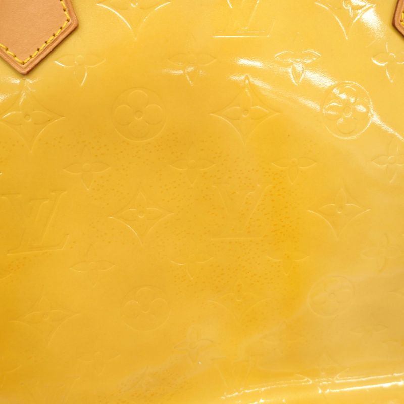 Louis Vuitton Tote Bag Vernis Houston M91004 Beige Ladies