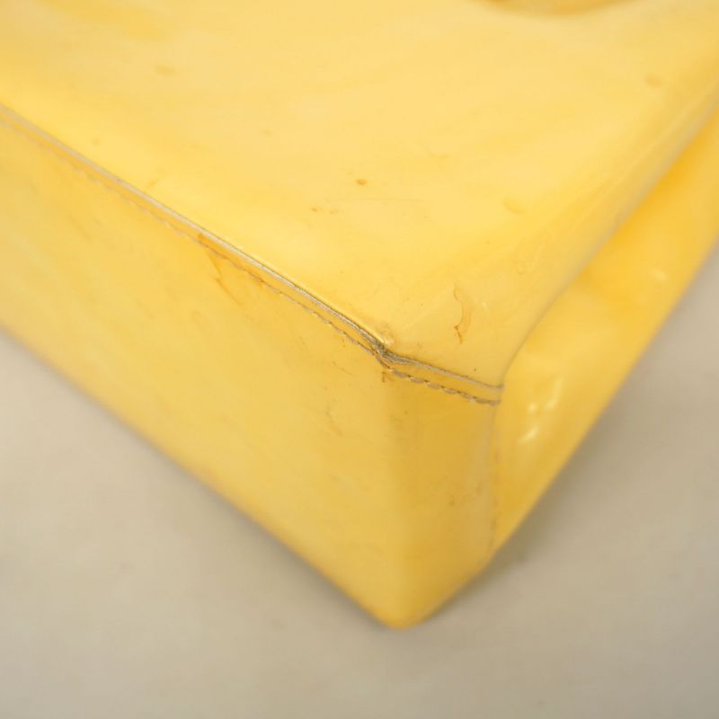 Louis Vuitton Handbag Vernis Lead PM M91144 Beige Ladies