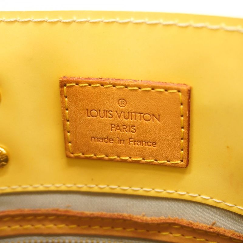 Louis Vuitton Handbag Vernis Lead PM M91144 Beige Ladies