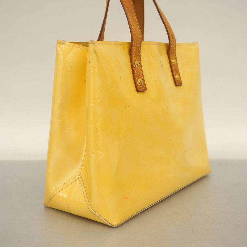 Louis Vuitton Handbag Vernis Lead PM M91144 Beige Ladies