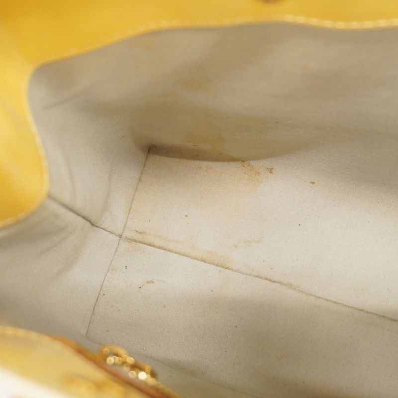 Louis Vuitton Handbag Vernis Lead PM M91144 Beige Ladies