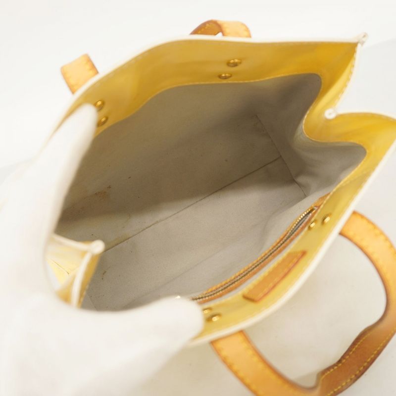 Louis Vuitton Handbag Vernis Lead PM M91144 Beige Ladies