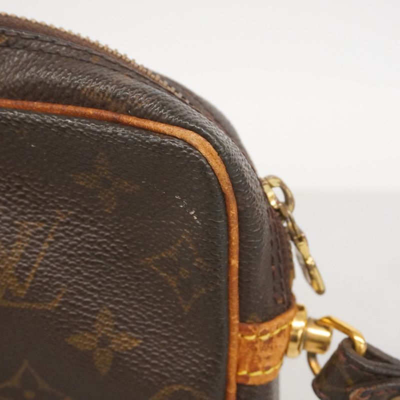 Louis Vuitton Clutch Bag Monogram Marly Dragonne GM M51825 Brown Men's