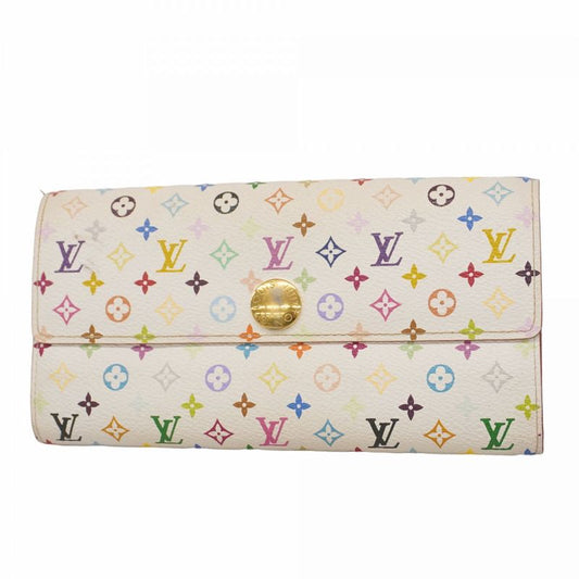 Louis Vuitton Long Wallet Monogram Multicolor Portefeuille Sarah M93532 Bronze