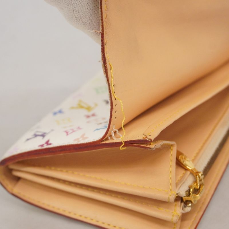 Louis Vuitton Long Wallet Monogram Multicolor Portefeuille Sarah M93532 Bronze