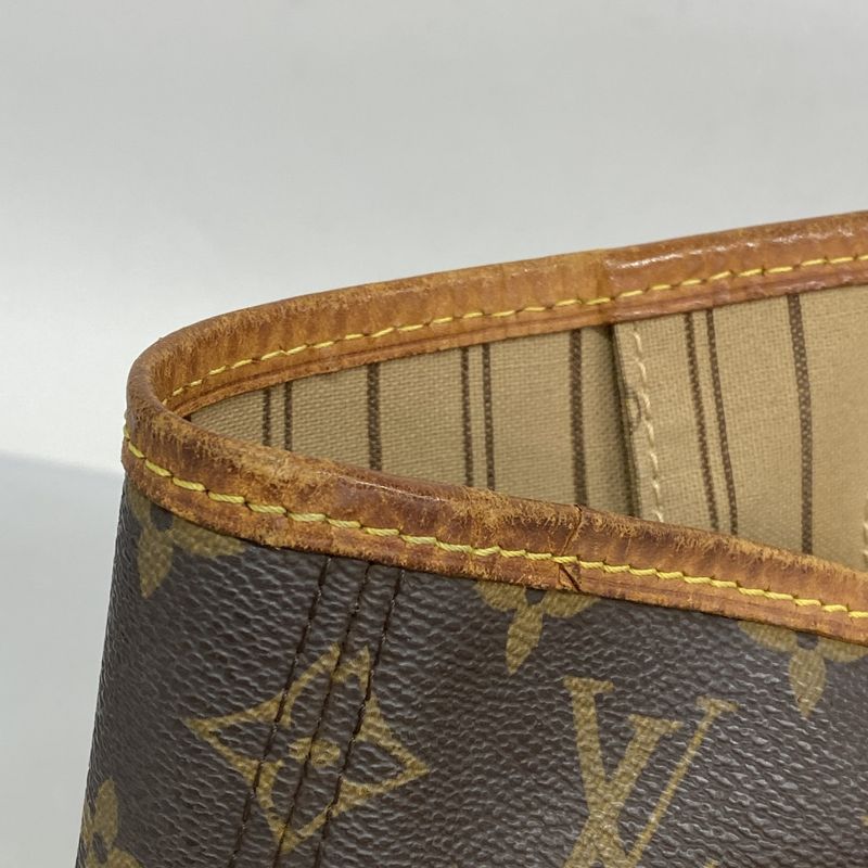 Louis Vuitton Tote Bag Monogram Neverfull MM M40156 Brown Ladies