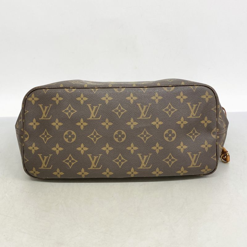 Louis Vuitton Tote Bag Monogram Neverfull MM M40156 Brown Ladies