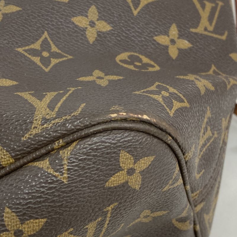Louis Vuitton Tote Bag Monogram Neverfull MM M40156 Brown Ladies