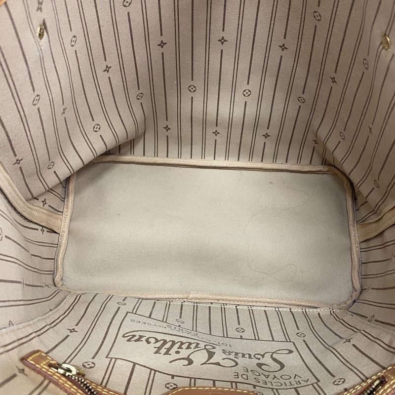 Louis Vuitton Tote Bag Monogram Neverfull MM M40156 Brown Ladies