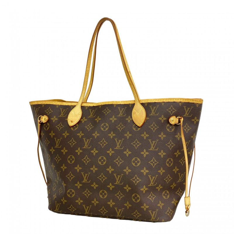 Louis Vuitton Tote Bag Monogram Neverfull MM M40156 Brown Ladies