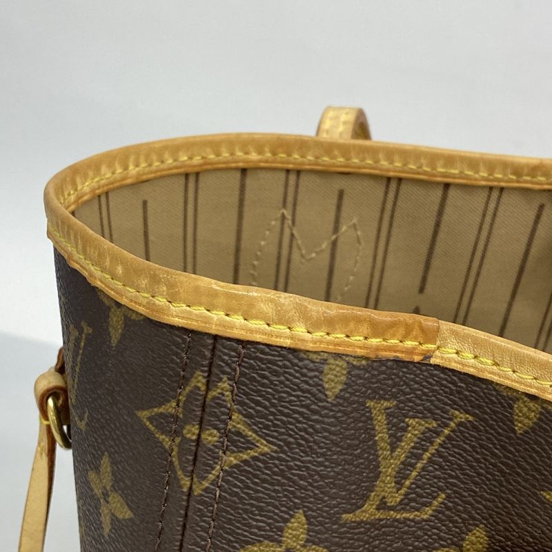 Louis Vuitton Tote Bag Monogram Neverfull MM M40156 Brown Ladies