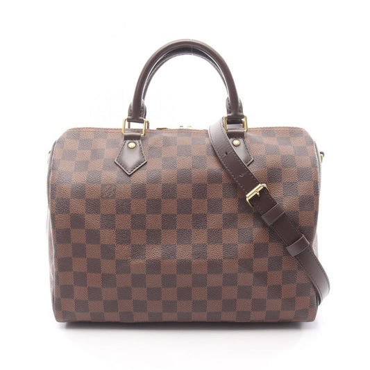 Louis Vuitton Handbag Speedy Bandouliere 30 Damier Ebene N41367 PVC Coated