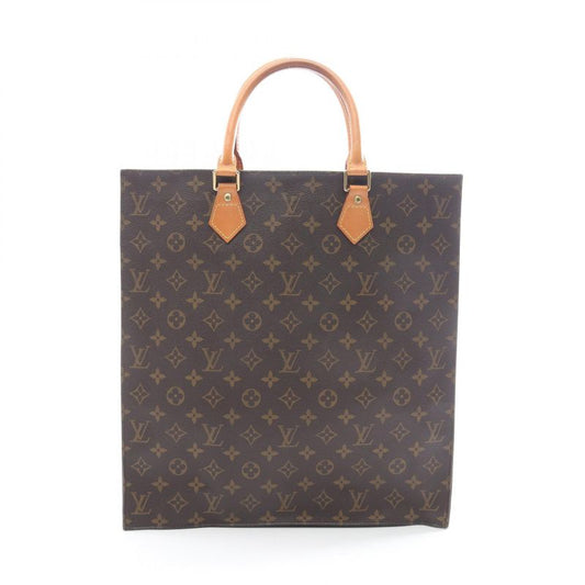 Louis Vuitton Tote Bag Sac Plastic Monogram M51140 PVC Coated Canvas Leather