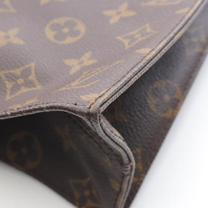 Louis Vuitton Tote Bag Sac Plastic Monogram M51140 PVC Coated Canvas Leather