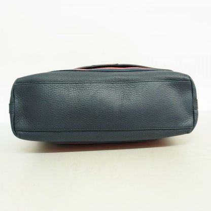 Gucci Shoulder Bag Sherry Line 281421 Leather Navy Silver Hardware Men's