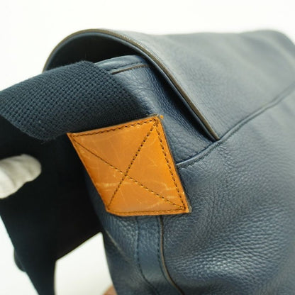 Gucci Shoulder Bag Sherry Line 281421 Leather Navy Silver Hardware Men's