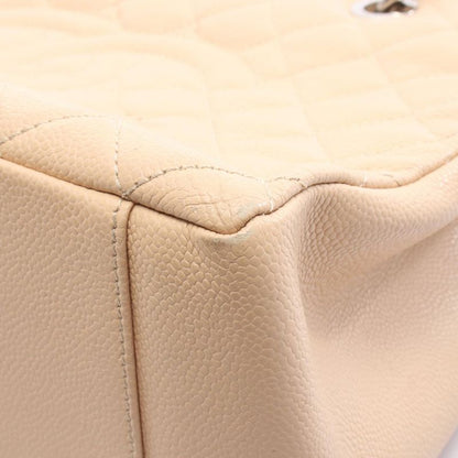 Chanel Tote Bag Matelasse Grand Shopping GST Cream Caviar Skin (grained Calf)