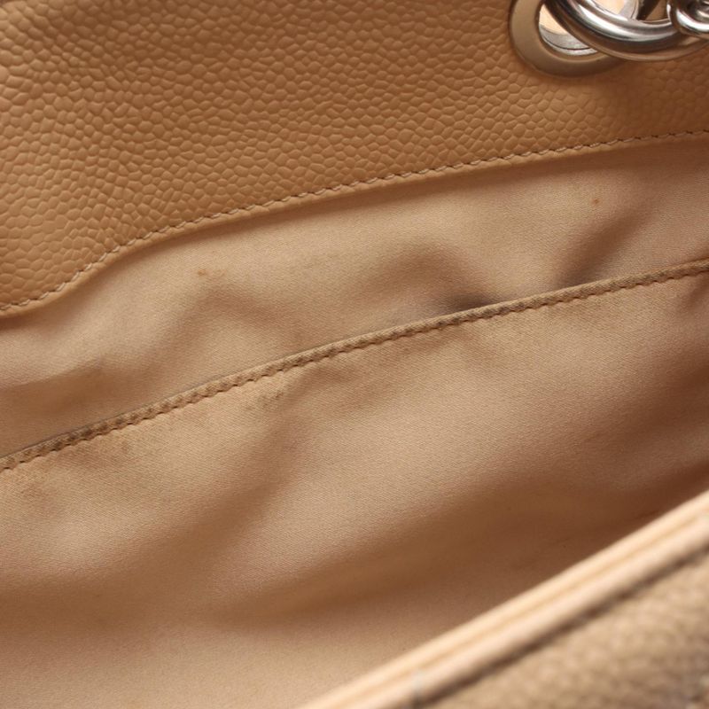 Chanel Tote Bag Matelasse Grand Shopping GST Cream Caviar Skin (grained Calf)