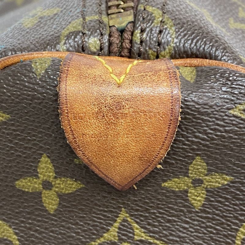 Louis Vuitton Boston Bag Monogram Keepall 55 M41424 Brown Men Women Unisex