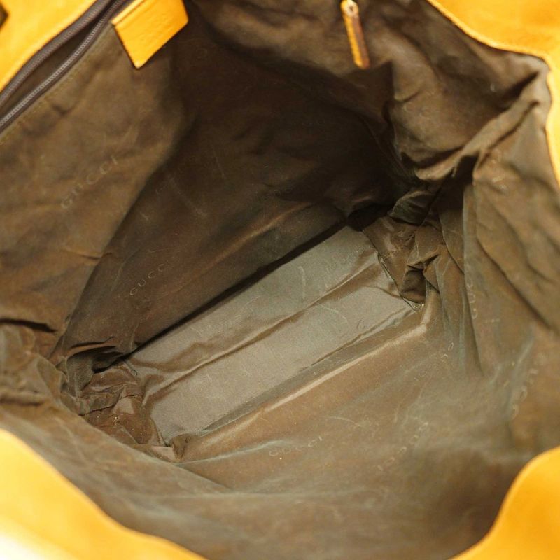 Gucci Tote Bag GG Canvas 002 1098 Canvas Beige Brown Gold Hardware Women's