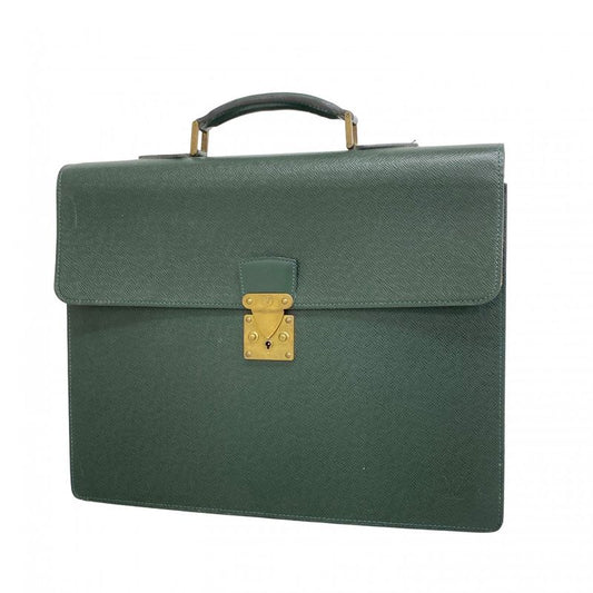 Louis Vuitton Briefcase Taiga Serviette Moscova M30034 Epi Sea Men's