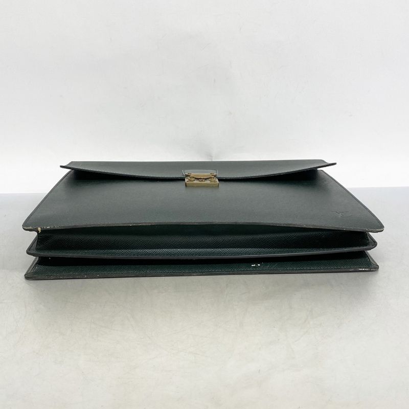 Louis Vuitton Briefcase Taiga Serviette Moscova M30034 Epi Sea Men's