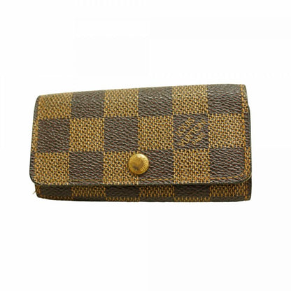 Louis Vuitton Key Case Damier Multicles 4 N62631 Ebene Men's Women's Unisex