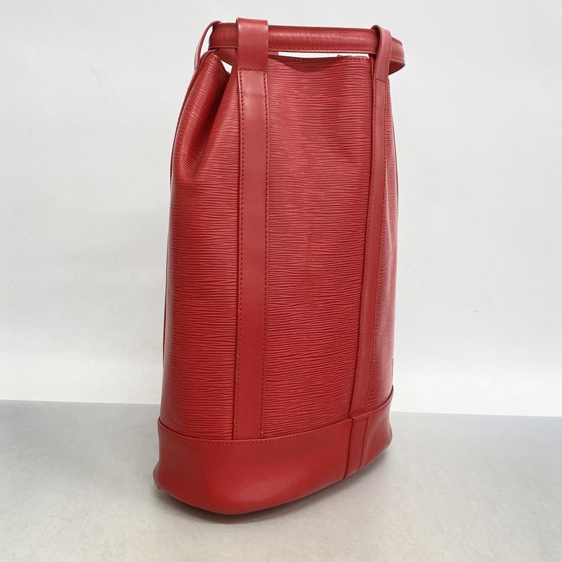 Louis Vuitton Shoulder Bag Epi Randonnée PM M52357 Castilian Red Ladies