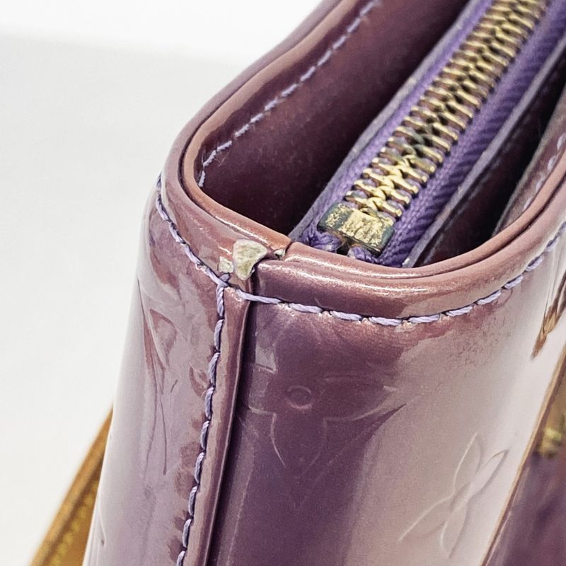 Louis Vuitton Tote Bag Vernis Houston M91093 Violet Ladies
