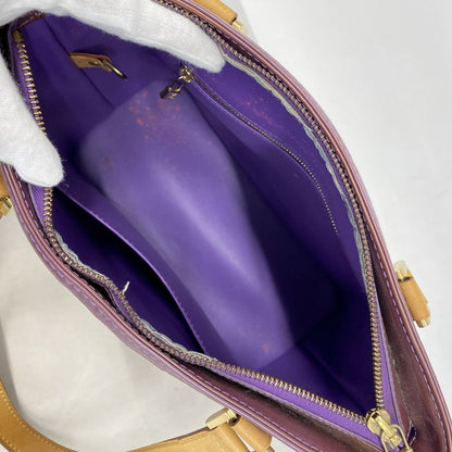 Louis Vuitton Tote Bag Vernis Houston M91093 Violet Ladies