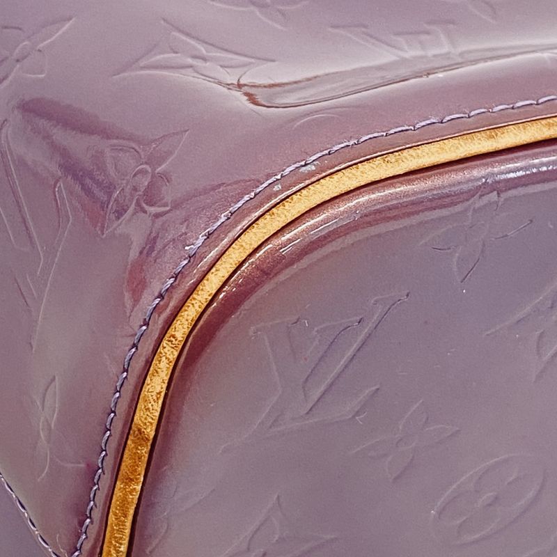 Louis Vuitton Tote Bag Vernis Houston M91093 Violet Ladies