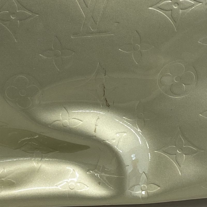 Louis Vuitton Tote Bag Vernis Lead MM M91142 Gris Ladies