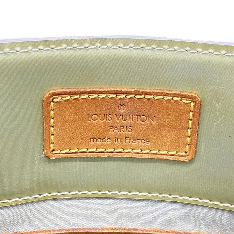 Louis Vuitton Tote Bag Vernis Lead MM M91142 Gris Ladies