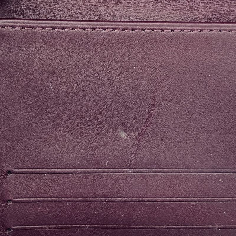 Louis Vuitton Trifold Wallet Vernis Portefeuille Elise M93576 Violette Women's